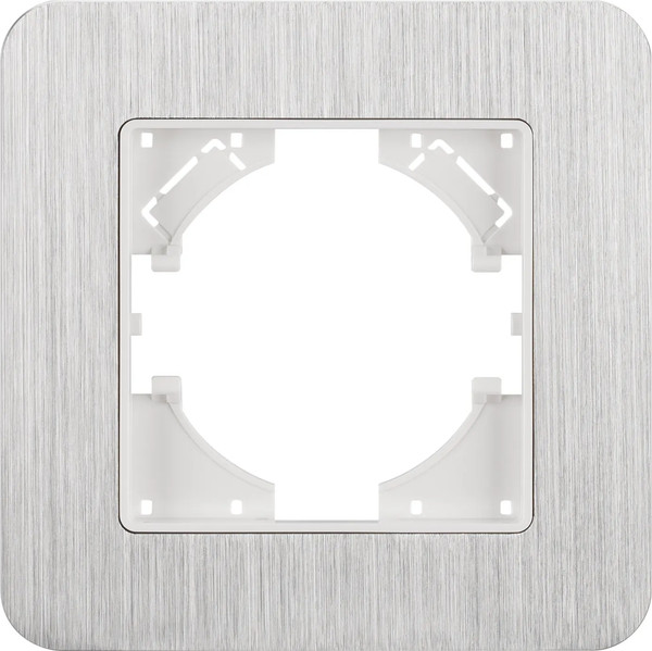 Изображение товара Рамка для выключателей и розеток Arlight FRM-AKIRY-AL-1-SR / 049680