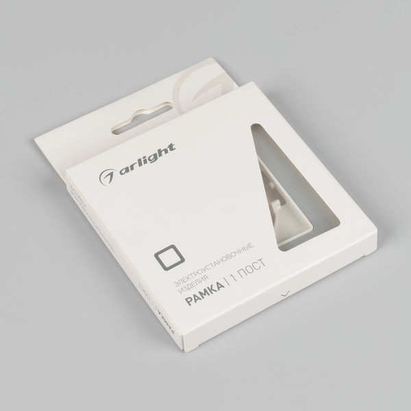 Изображение товара Рамка для выключателей и розеток Arlight FRM-AKIRY-AL-1-SR / 049680