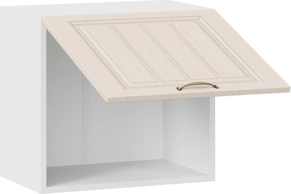 Изображение товара Шкаф навесной для кухни ТриЯ Лина 1ВВ5Г с одной откидной дверью (белый/крем)