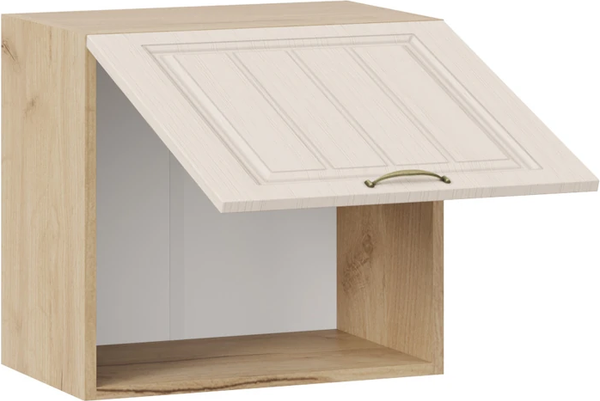 Изображение товара Шкаф навесной для кухни ТриЯ Лина 1ВВ5Г с одной откидной дверью (дуб крафт золотой/крем)