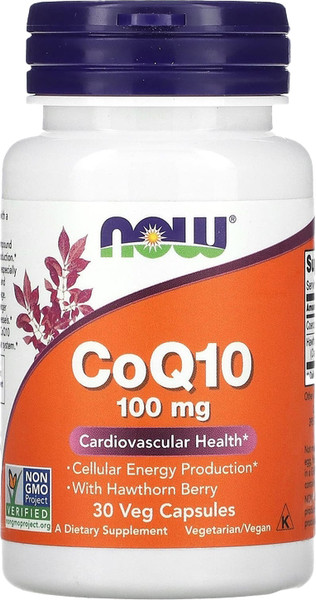 Изображение товара Коэнзим NOW CoQ10 100mg (30 капсул)