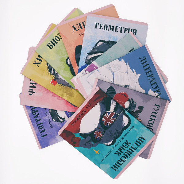 Изображение товара Тетрадь предметная Listoff Манул Манулыч. Английский язык / ТТК489326