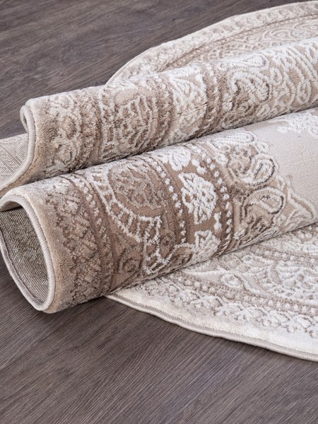 Изображение товара Ковер Karmen Hali Armina 03704A - BROWN / BROWN OVAL (1.6х2.3)