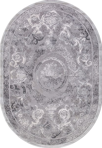 Изображение товара Ковер Karmen Hali Armina 03760A - GREY / GREY OVAL (1.6х2.3)