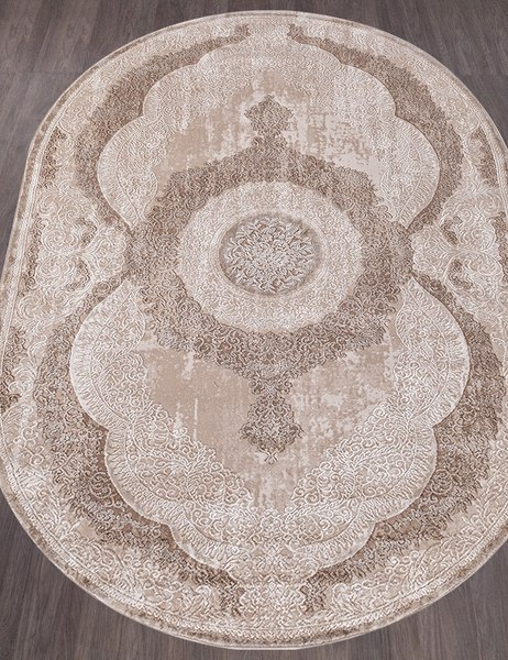 Изображение товара Ковер Karmen Hali Armina 03880B BROWN / BROWN OVAL (1.6x2.3)