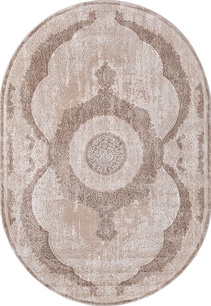 Изображение товара Ковер Karmen Hali Armina 03880B BROWN / BROWN OVAL (1.6x2.3)