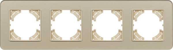 Изображение товара Рамка для выключателей и розеток Arlight FRM-OMALI-SFGS-4-GD / 049719