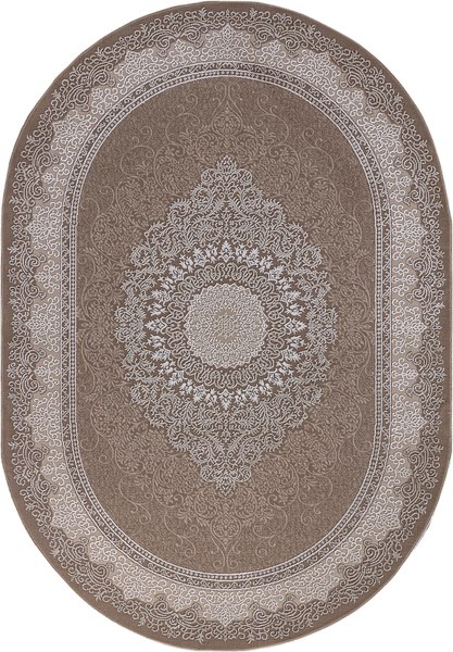 Изображение товара Ковер Karmen Hali Armina 04076A BROWN / BROWN OVAL (1.6x2.3)