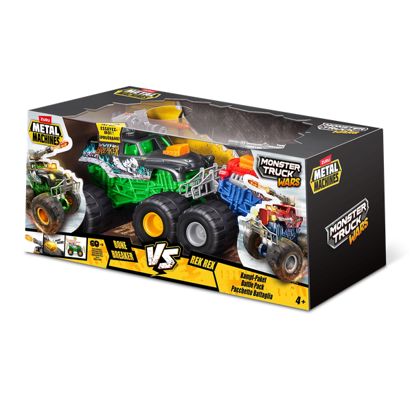 Изображение товара Набор игрушечных автомобилей Zuru Metal Machines. Два монстр-трака / 44157