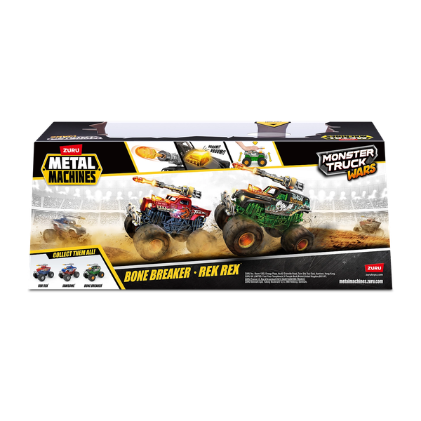 Изображение товара Набор игрушечных автомобилей Zuru Metal Machines. Два монстр-трака / 44157