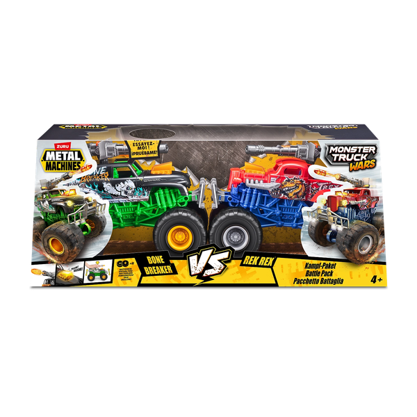Изображение товара Набор игрушечных автомобилей Zuru Metal Machines. Два монстр-трака / 44157