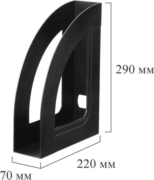 Изображение товара Лоток для бумаг Attache Economy. Респект / 477246 (черный)
