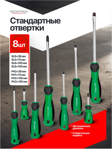 Изображение товара Набор отверток RockForce RF-7037