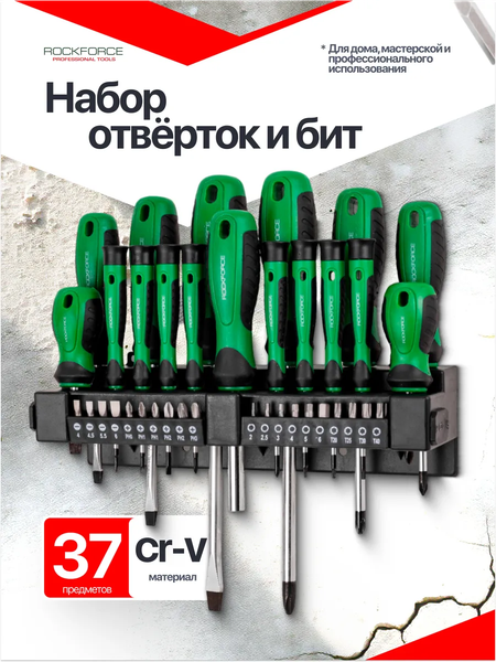 Изображение товара Набор отверток RockForce RF-7037