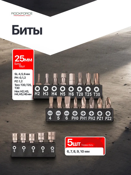 Изображение товара Набор отверток RockForce RF-7039