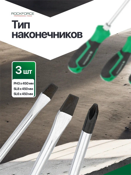 Изображение товара Набор отверток RockForce RF-2034L