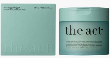Изображение товара Пэд для лица The Act Очищающие диски для лица (60шт)