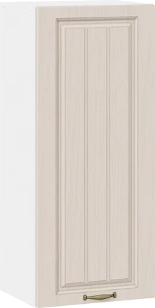 Изображение товара Шкаф навесной для кухни ТриЯ Лина 1ВВ4 с одной дверью (белый/крем)