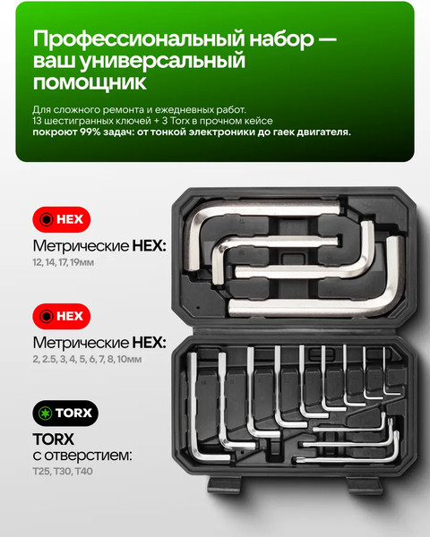 Изображение товара Набор ключей RockForce RF-5137D+3