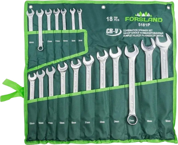 Изображение товара Набор ключей Forsland 5181P (55047)