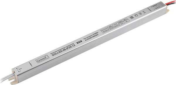 Изображение товара Драйвер для светодиодной ленты General Lighting GDLI-SS-48-IP20-12 SG / 519132