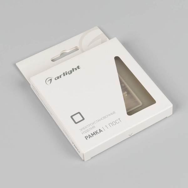 Изображение товара Рамка для выключателей и розеток Arlight FRM-OMALI-SFGS-1-GD / 049679