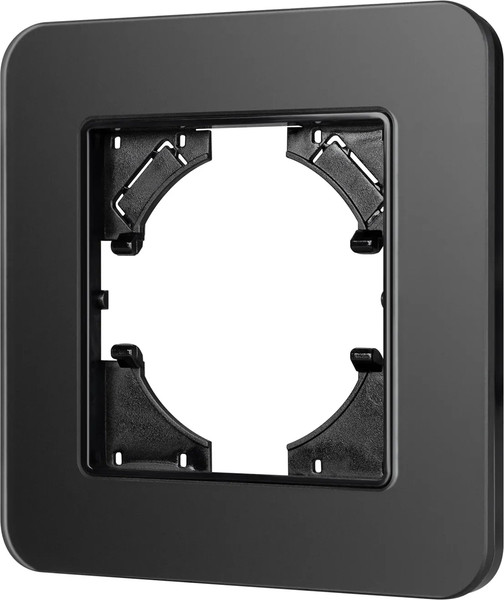 Изображение товара Рамка для выключателей и розеток Arlight FRM-OMALI-SFGS-1-BK / 049676