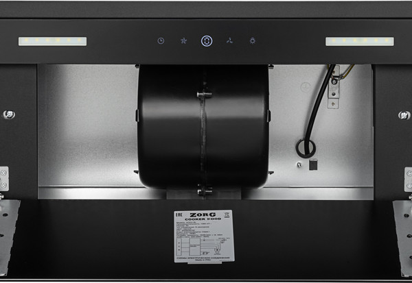 Изображение товара Вытяжка скрытая ZORG Addu 1060 60 S (черный)