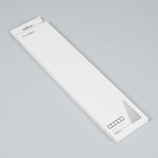 Изображение товара Рамка для выключателей и розеток Arlight FRM-OMALI-GS-5-GR / 049706