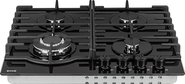 Изображение товара Газовая варочная панель ZORG HAG62 FDW BL