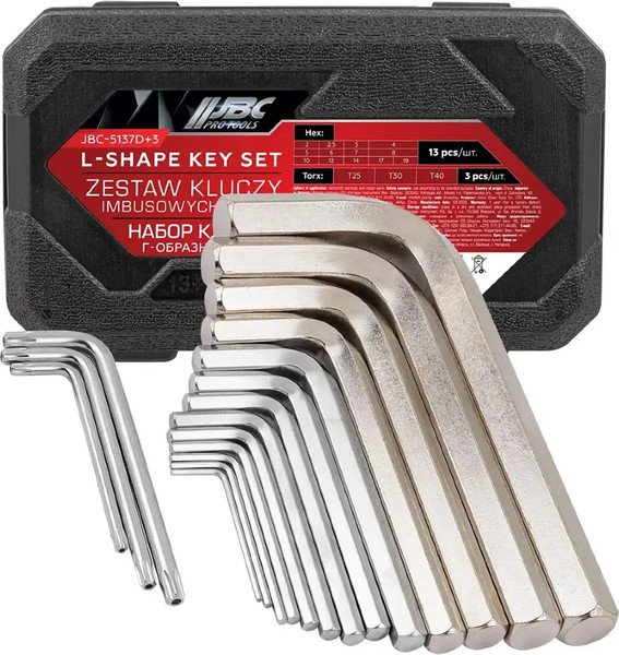 Изображение товара Набор ключей JBC 5137D+3 (66151)