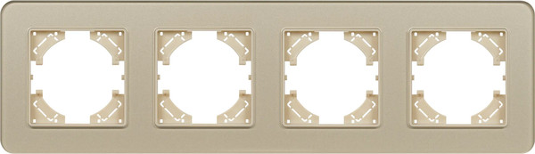 Изображение товара Рамка для выключателей и розеток Arlight FRM-OMALI-GS-4-GD / 049703