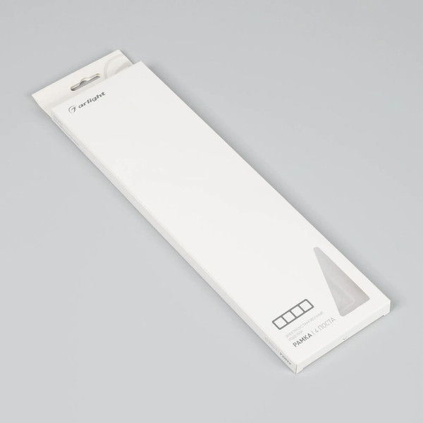 Изображение товара Рамка для выключателей и розеток Arlight FRM-OMALI-GS-4-BK / 049701