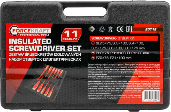 Изображение товара Набор отверток ForceKraft FK-20712