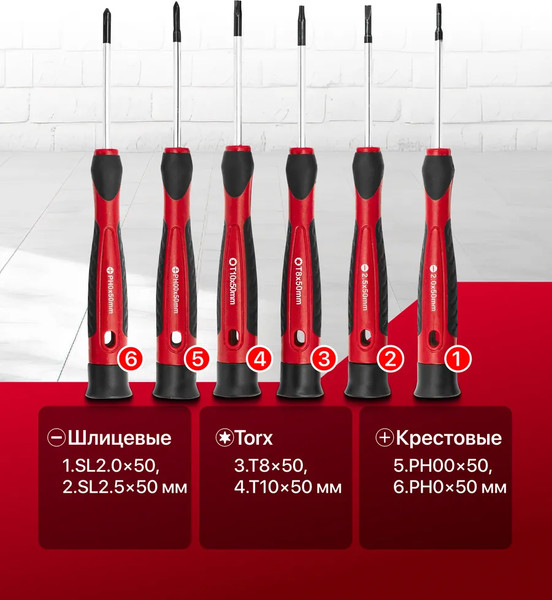 Изображение товара Набор отверток ForceKraft FK-7006P