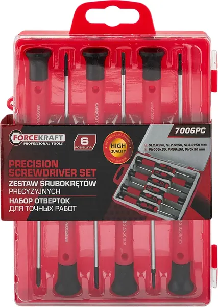 Изображение товара Набор отверток ForceKraft FK-7006PC