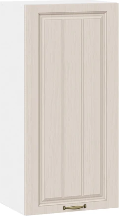 Изображение товара Шкаф навесной для кухни ТриЯ Лина 1ВВ45 с одной дверью (белый/крем)