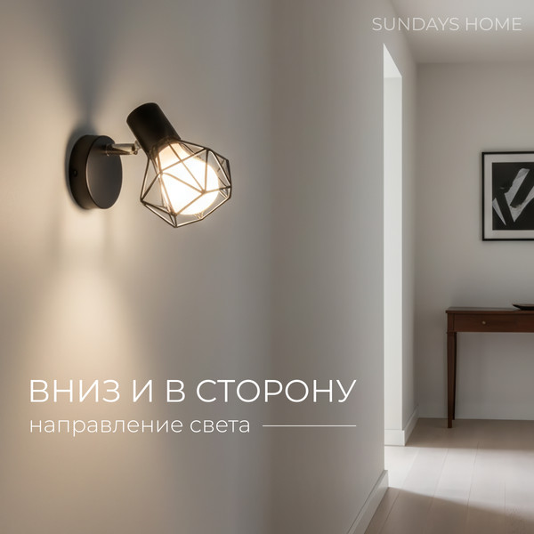 Изображение товара Спот Sundays Home SM-250202 (черный)
