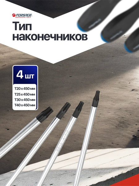 Изображение товара Набор отверток Forsage F-2044TL