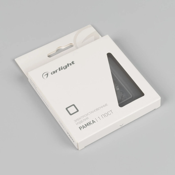 Изображение товара Рамка для выключателей и розеток Arlight FRM-OMALI-GS-1-GR / 049665