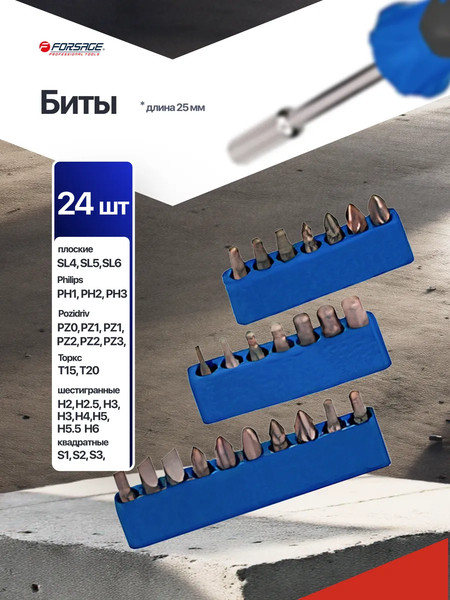 Изображение товара Набор отверток Forsage F-7033С