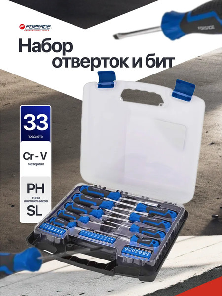 Изображение товара Набор отверток Forsage F-7033С