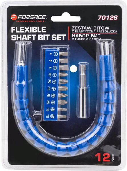 Изображение товара Набор бит Forsage С гибким валом / F-7012S