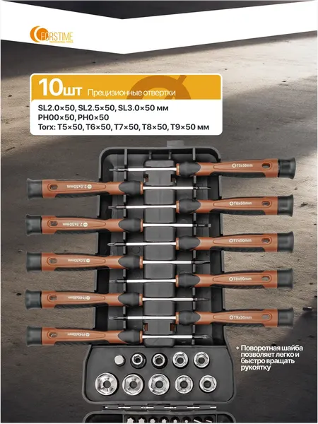 Изображение товара Набор отверток Forstime FT-7044 (65985)