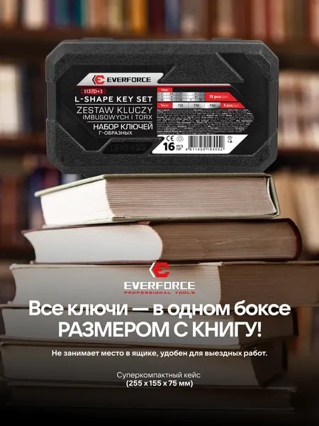 Изображение товара Набор ключей Everforce EF-5137D+3