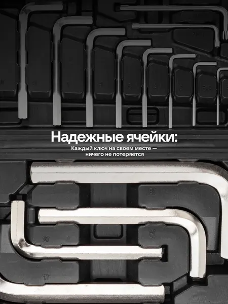 Изображение товара Набор ключей Everforce EF-5137D+3