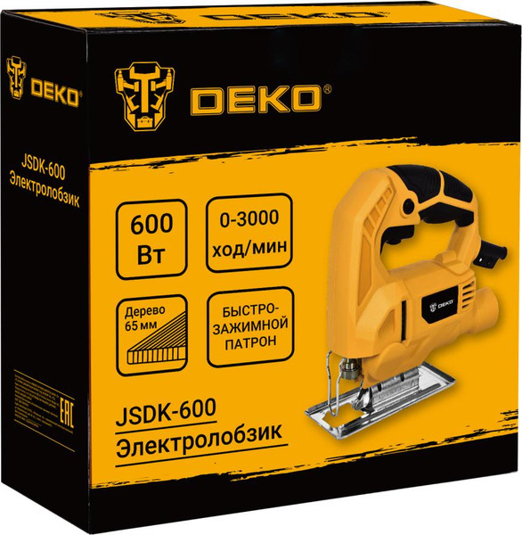 Изображение товара Электролобзик Deko JSDK-600 / 085-1157