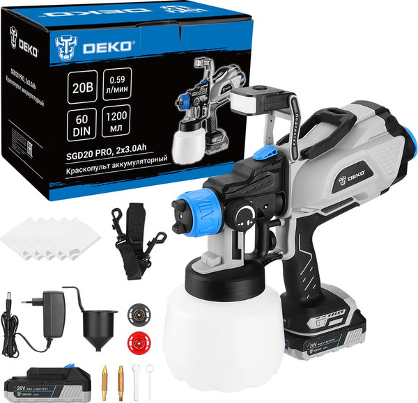 Изображение товара Краскопульт электрический Deko SGD20 Pro / 085-1337