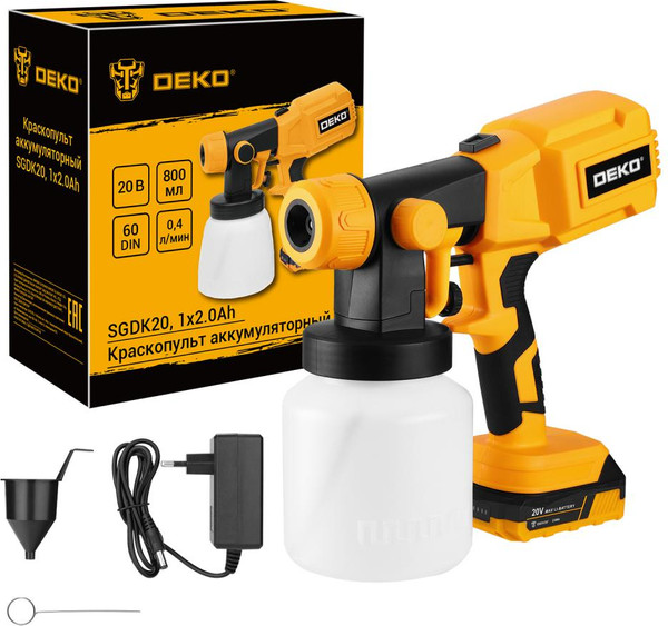 Изображение товара Краскопульт электрический Deko SGDK20 / 086-1019