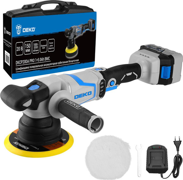 Изображение товара Полировальная машина Deko DKCP20DA Pro / 085-1066
